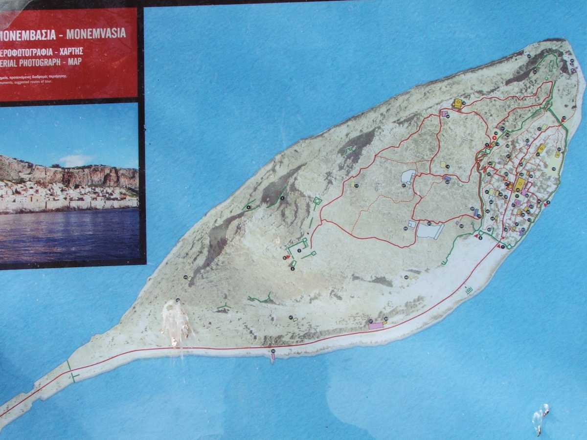 Monemvasia Mappa