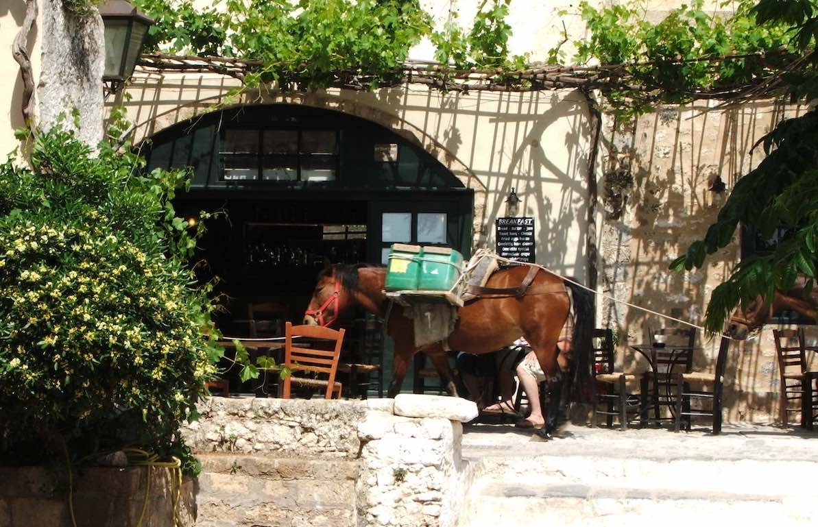 Monemvasia Muli e cavalli